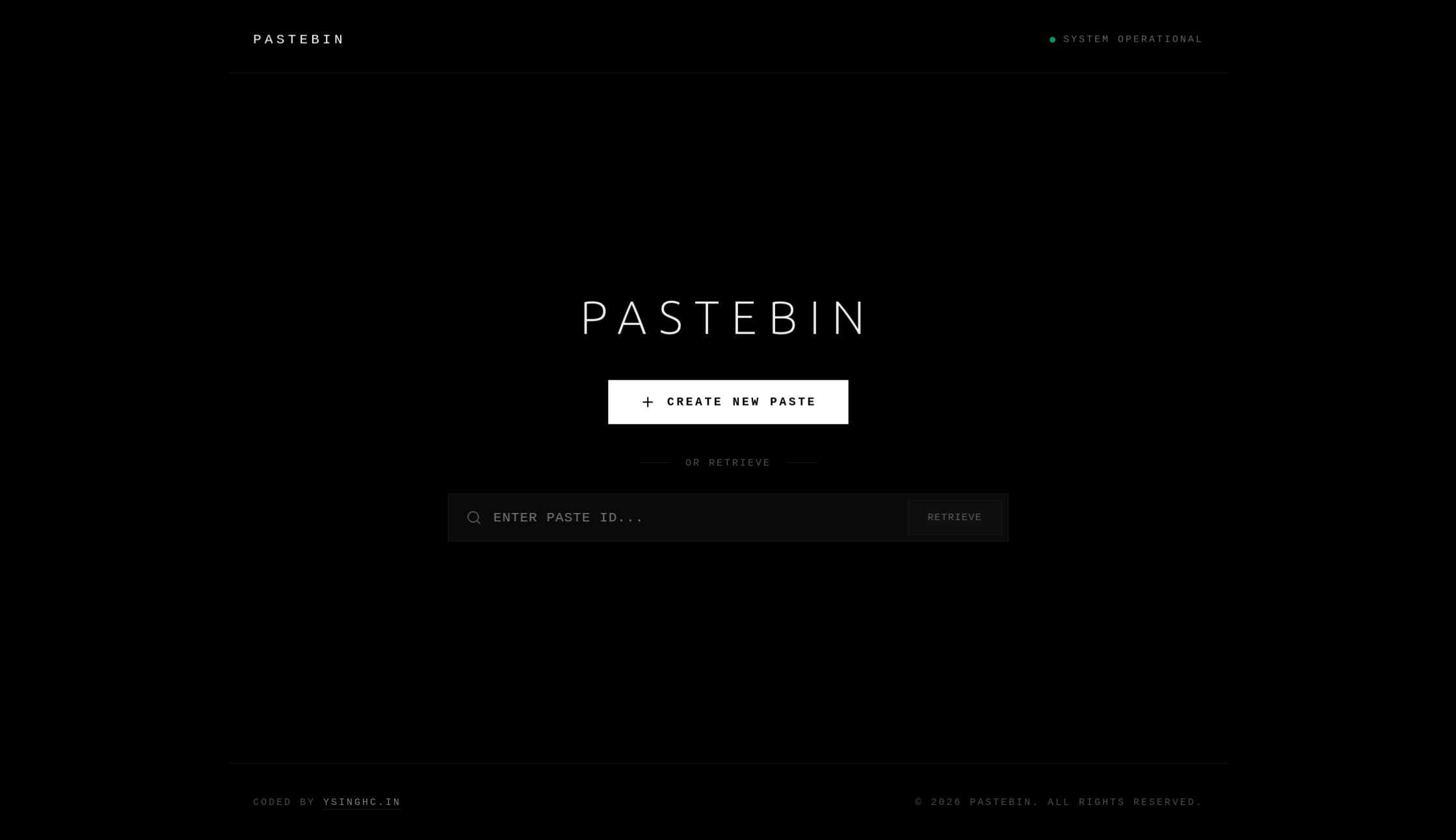Pastebin Project Image
